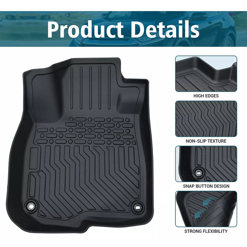 Platinum Shield 3D TPE All Weather Floor Mats For 2017-2022 Honda CR-V