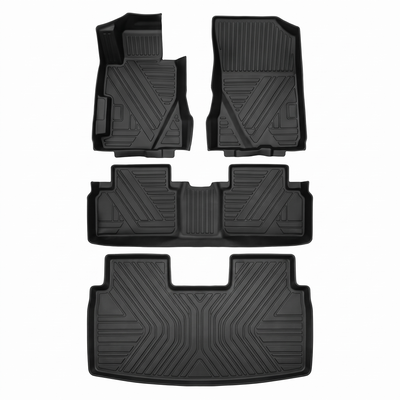 Floor liners for all 3 rows
