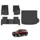 3W Jeep Grand Cherokee 2022-2024 (Non L or WK) Custom Floor Mats / Trunk Mat TPE Material & All-Weather Protection Vehicles & Parts 3Wliners 2022-2024 Grand Cherokee 2022-2024 1st&2nd Row Mats+Trunk Mat