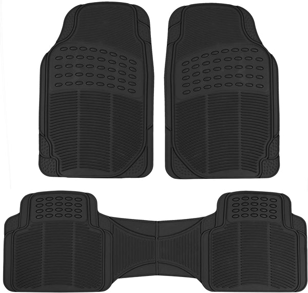 Ultimate Newport 3-Piece Full Set Rubber Car Floor Mats