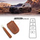 3W Toyota RAV4 Key Fob Cover Case 360 Degree Protection Genuine Leather with Keychain Vehicles & Parts 3Wliners 4 Buttons Brown 
