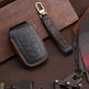 3W Toyota Sienna 4th Key Fob Cover Case 360 Degree Protection Genuine Leather with Keychain Vehicles & Parts 3Wliners   