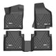 3W Volkswagen Tiguan 2018-2024 Custom Floor Mats TPE Material & All-Weather Protection Vehicles & Parts 3Wliners 2018-2024 Tiguan 2018-2024 1st&2nd Row Mats