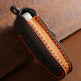 3W Key Fob Cover Case 4 Buttons for Dodge Ram Genuine Leather with Keychain 360° Protection  3Wliners   