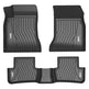 3W Mercedes-Benz GLE 2016-2019 Custom Floor Mats TPE Material & All-Weather Protection Vehicles & Parts 3Wliners 2016-2019 GLE 2016-2019 1st&2nd Row Mats