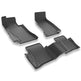 3W Mercedes-Benz E-Class 2017-2022 Custom Floor Mats TPE Material & All-Weather Protection Vehicles & Parts 3Wliners 2017-2022 E-Class 2017-2022 1st&2nd Row Mats