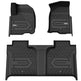 3W Custom Floor Mats 2019-2024 Chevrolet Silverado 1500 2500 HD/3500HD Crew Cab TPE Material & All-Weather Protection Vehicles & Parts 3Wliners   