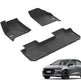 3W Chevrolet Traverse 2018-2023 Custom Floor Mats TPE Material & All-Weather Protection Vehicles & Parts 3Wliners 2018-2023 Traverse 2018-2023 1st&2nd Row Mats