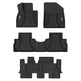 3W Hyundai Palisade 2020-2024 Custom 7 & 8 (Only for Bench Seat) Seat Floor Mats TPE Material & All-Weather Protection Vehicles & Parts 3Wliners 2020-2024 Palisade 2020-2024 1st&2nd&3rd Row Mats